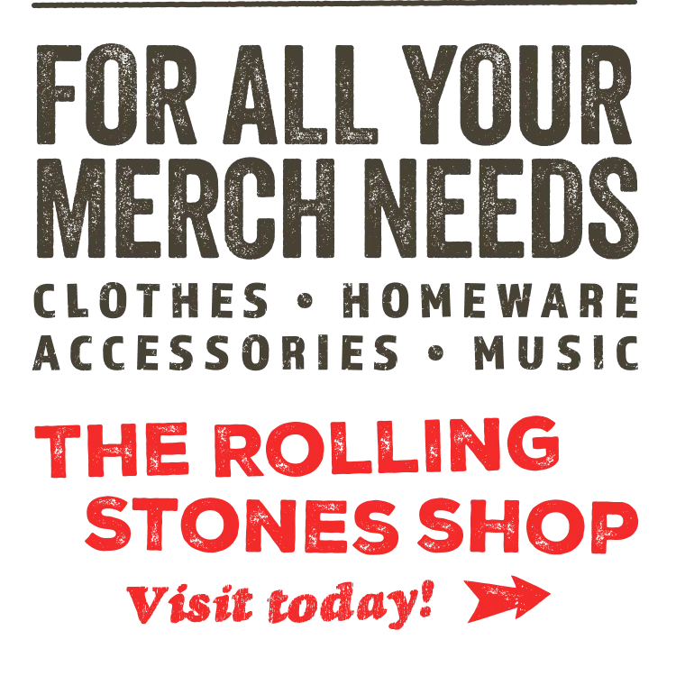 Merch for all your needs - the Rolling Stones shop.